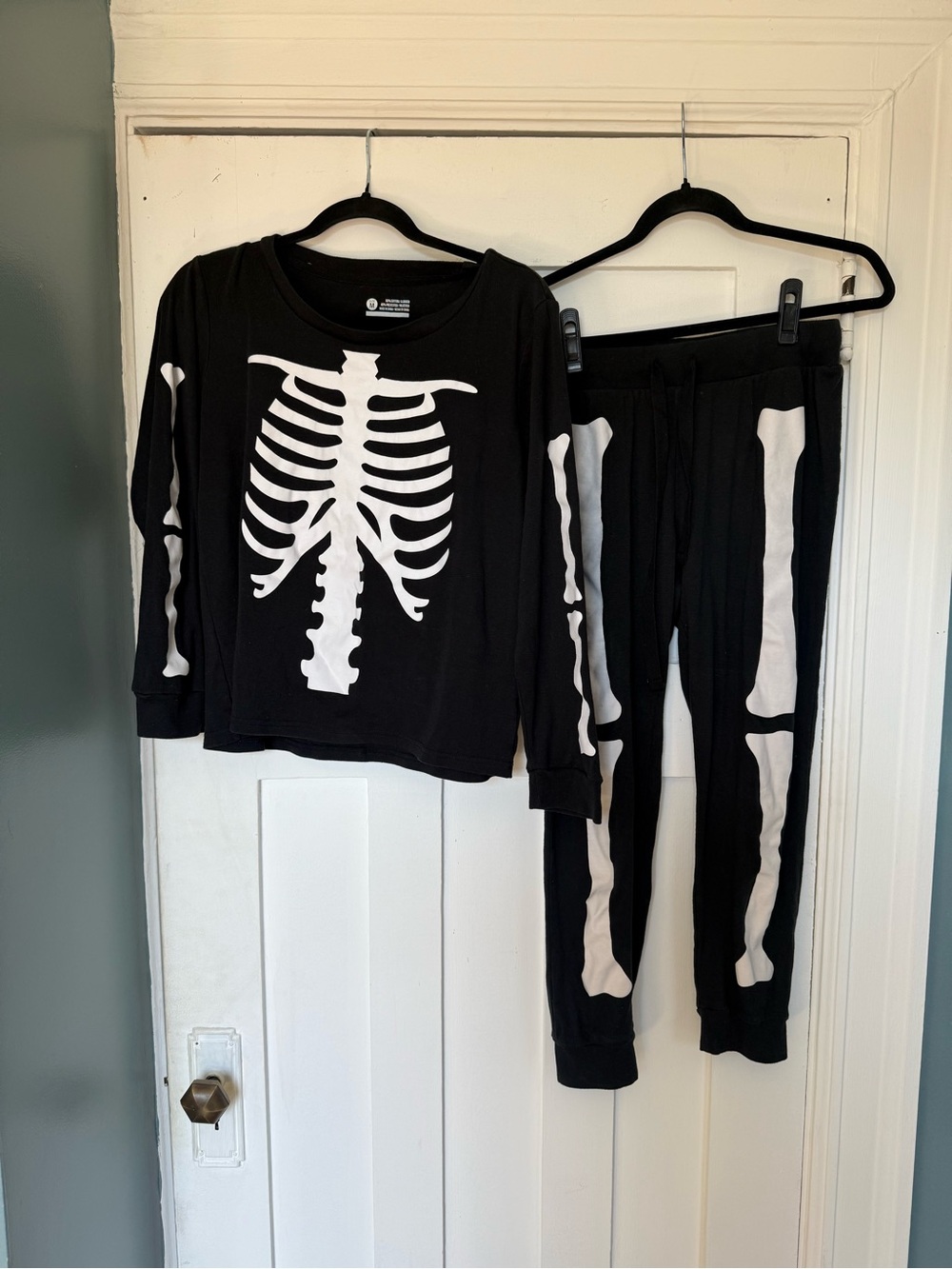 Target Black & White Women's Skeleton Pajama Set